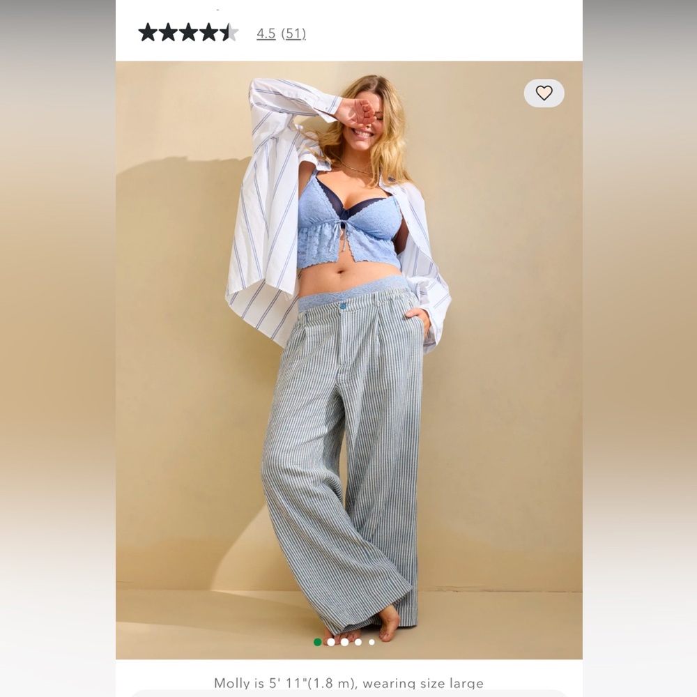 Aerie Daybreak Trouser size L NWT